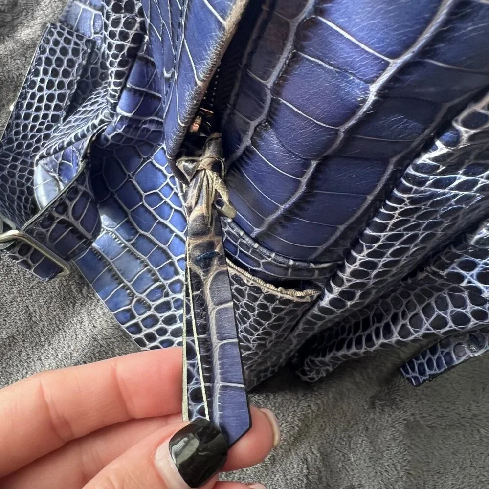 Mario Valentino Backpack in‎ Blue